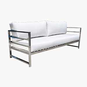 Three Seater Metal Sofa