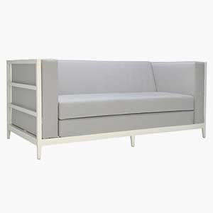 Three Seater Metal Sofa