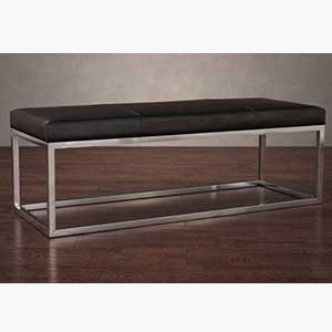 Metal Bench with cushion Manufacturer