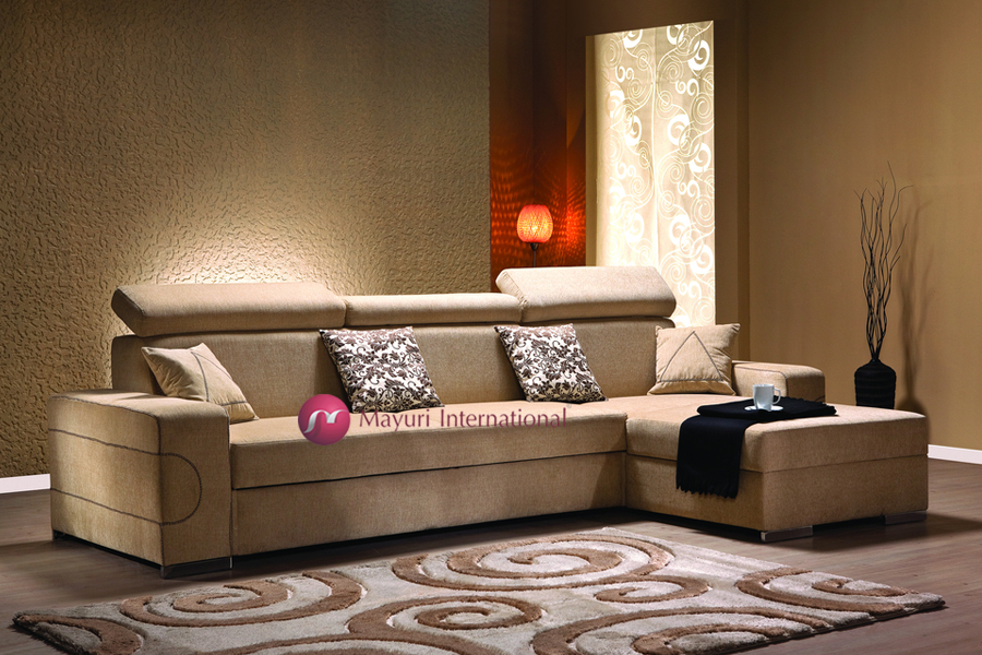 L Shape Fabric Sofa
