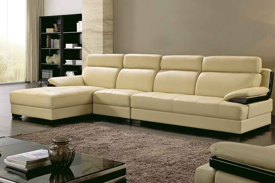 L Shape Leatherite Sofa