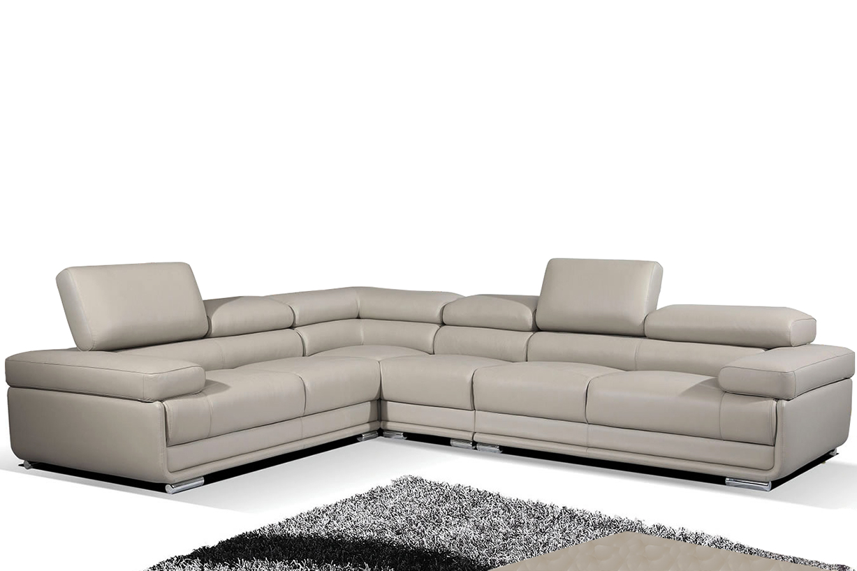 L Shape Leatherite Sofa