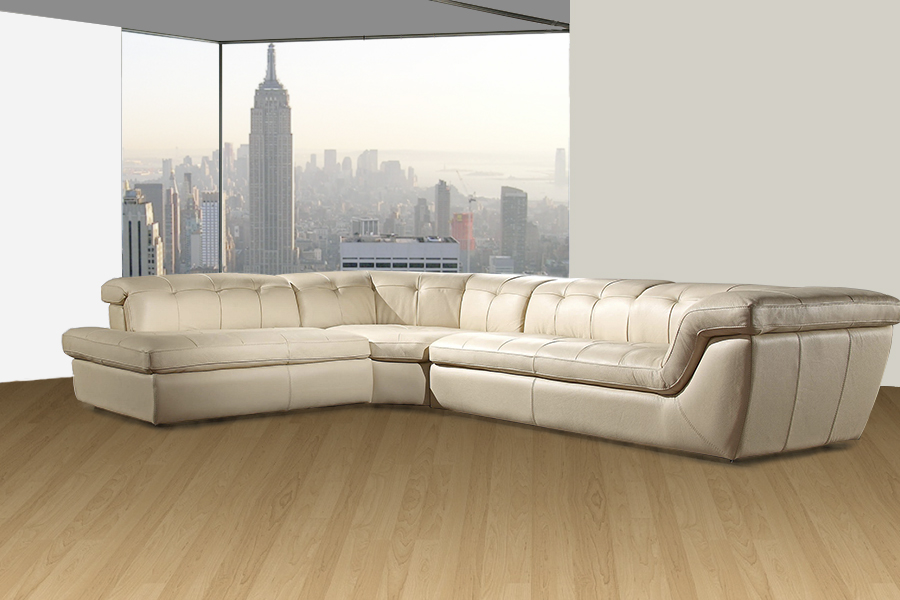L Shape Leatherite Sofa